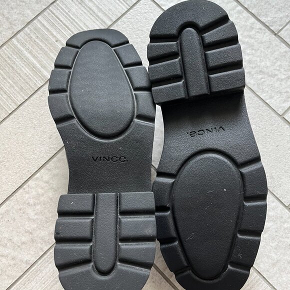 VINCE Black Leather Loafer - Picture 6 of 7